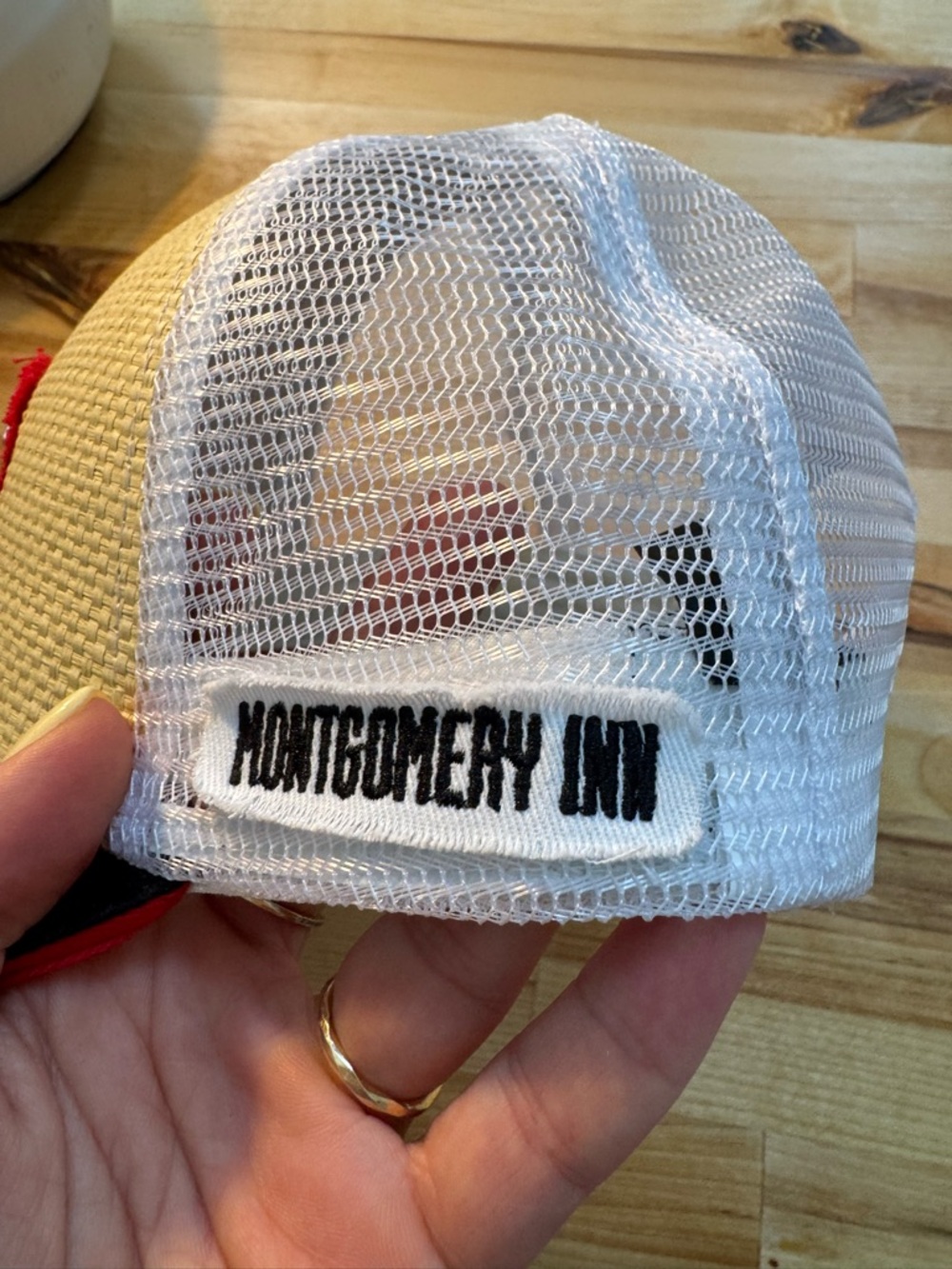 Cincinnati Reds Trucker Hat Montgomery Inn SnapBack Mesh Cap - Picture 3 of 5